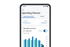 Chase Spending Planner Mockup
